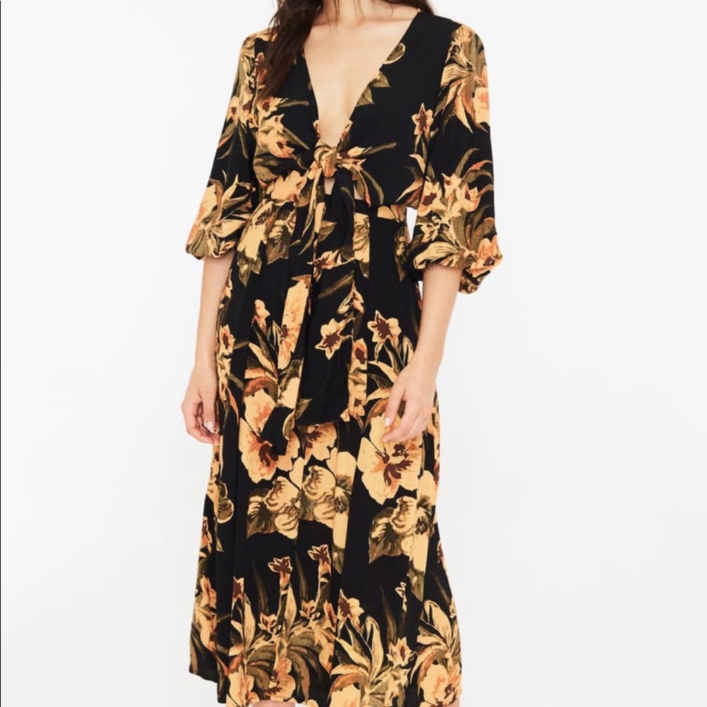 Faithfull The Brand Oliveira Midi Dress